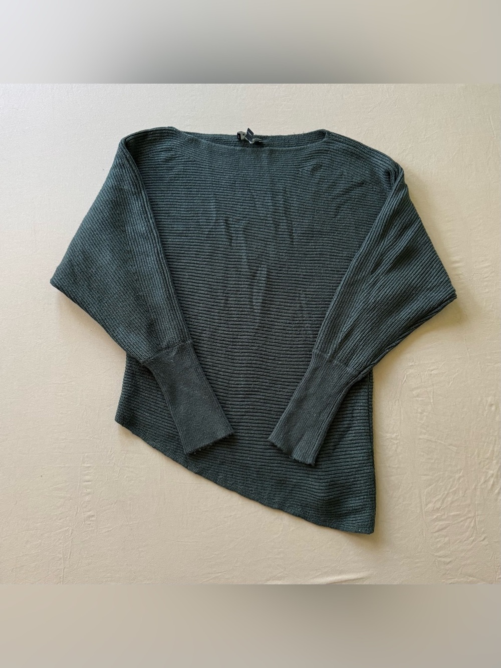 Express Ribbed Asymmetrical Sweater